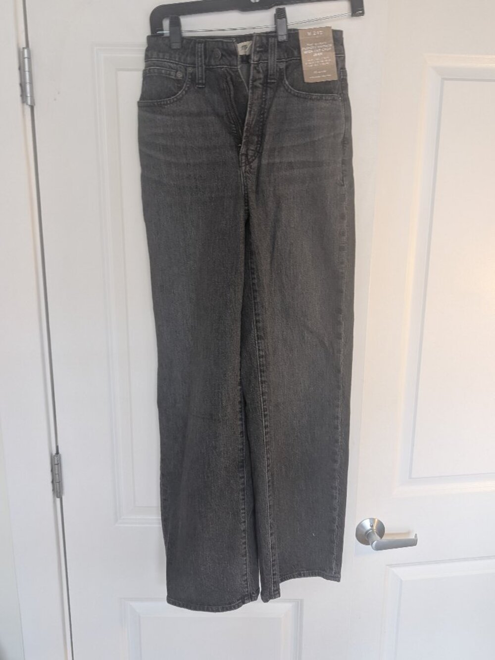 NWT Madewell Curvy Perfect Vintage Wide-Leg Crop Jean 24 Tall